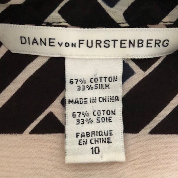 DVF Diane Von Furstenberg  Syrahni Silk & Cotton Tunic - Picture 7 of 8